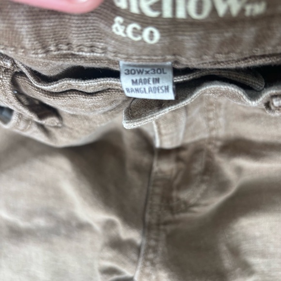 Goodfellow Total Flex Straight Leg Tan Jeans Meens 30x30 Soft, Retro Style - Picture 6 of 7